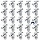 SUNGATOR 25Pack Angle Stop Valve Angle Water Shut Off Valve 12 x 38 Inch Compression Toilet Water Shutoff 14 Turn No Lead Brass PushtoConnect Plumbing Fittings for PEX Pipe Copper CPVC