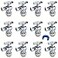 SUNGATOR 12Pack Angle Stop Valve Angle Water Shut Off Valve 12 x 38 Inch Compression Toilet Water Shutoff 14 Turn No Lead Brass PushtoConnect Plumbing Fittings for PEX Pipe Copper CPVC