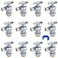 SUNGATOR 12Pack Angle Stop Valve Angle Water Shut Off Valve 12 x 38 Inch Compression Toilet Water Shutoff 14 Turn No Lead Brass PushtoConnect Plumbing Fittings for PEX Pipe Copper CPVC