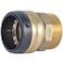 SharkBite 12 Inch MNPT Adapter Push to Connect Brass Plumbing Fitting PEX Pipe Copper CPVC PERT HDPE U120LFA