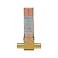 HYDRO MASTER Tee Water Hammer ArrestorClean Brass12 Pex x 12 Pex
