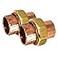 PROCURU 2Pack 34Inch Copper Union CxC Sweat Connection Made in USA Safe for Drinking Water CWUN00342P