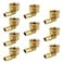 EFIELD 10Pack Pex Crimp Fittings 12x12 Female Threaded NPT Elbow ASTM F1807PEX1807106