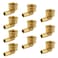 EFIELD 10Pack Pex Crimp Fittings 12x12 Female Threaded NPT Elbow ASTM F1807PEX1807106