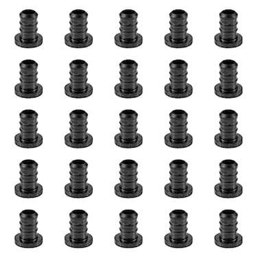 EFIELD 25Pack Pex Fittings Poly PPSU Barb Crimp 12inch Plug End Cap For Pex Tubing 12inchPPSU1807041