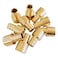 EFIELD 10 PCS Pex Barb Crimp Brass Fittings 34 x 34 Female Sweat Copper Adapter Over the Copper Tube ASTM F1807PEX1807129