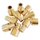 EFIELD 10 PCS Pex Barb Crimp Brass Fittings 34 x 34 Female Sweat Copper Adapter Over the Copper Tube ASTM F1807PEX1807129