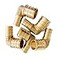 EFIELD Pack of 5 34 Pex x 12 Pex Reducing Elbow Brass Crimp FittingsPEX1807063
