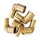 EFIELD Pack of 5 34 Pex x 12 Pex Reducing Elbow Brass Crimp FittingsPEX1807063
