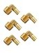 EFIELD Pack of 5 Pex 34x 12 Male Threaded NPT Elbow Brass Barb Crimp Fittings ASTN F1807PEX18071015PCS