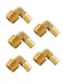 EFIELD Pack of 5 Pex 34x 12 Male Threaded NPT Elbow Brass Barb Crimp Fittings ASTN F1807PEX18071015PCS