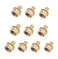 EFIELD 10Pack Barb Crimp Pex 34 x 34 Female NPT Thread Adapter Brass Fitting ASTM F1807PEX1807043