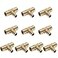 EFIELD Pack of 10 Efield 34 X 34 X 12 Pex Reducing Tee Brass Barb Crimp Fittings ASTM F1807PEX1807077