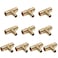 EFIELD Pack of 10 Efield 34 X 34 X 12 Pex Reducing Tee Brass Barb Crimp Fittings ASTM F1807PEX1807077