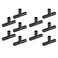 EFIELD 10Pack Poly PPSU PexA Expansion Fitting 34 X 34 X 34 Tee For Pex A TubingPipe Only ASTM F1960PPSU1960016
