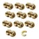 EFIELD Pack of 10 34 Inch Straight Coupling PushFit Fitting to Connect Pex Copper CPVC with a Disconnect ClipPF008