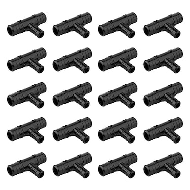 EFIELD Pack of 20 Poly PPSU Barb Crimp Pex Fitting 34 X 34 X 12 Reducing Tee For Pex Tubing Connection ASTM F2159PPSU180701020PCS