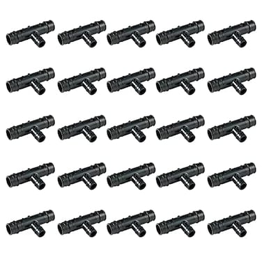 EFIELD 25Pack Poly PPSU PexA Expansion Fitting 34 X34 X 12 Reducing Tee For Pex A Tubing Pipe ASTM F1960PPSU196001925PCS