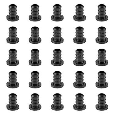 EFIELD 25Pack Pex Fittings Poly PPSU Barb Crimp 34inch Plug End Cap ASTM F2159PPSU1807042