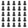 EFIELD 25Pack Pex Fittings Poly PPSU Barb Crimp 34inch Plug End Cap ASTM F2159PPSU1807042