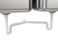 EASYDRAIN Double Kitchen Sink PTrap Expandable Flexible 1 with 2 Female Threaded Nut