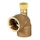 SUPPLYGIANT Supply Giant CCDL0340NL 34 Cast No Lead Brass 90 Degree Elbow with Sweat Connects and Drain Caps