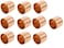 EZ-FLUID 10pcs EZFLUID Plumbing 1 Solder LF Copper Pipe End CapPressure Copper Cap Plug Fitting with Sweat Solder Connection for ResidentialCommercial