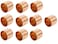 EZ-FLUID 10pcs EZFLUID Plumbing 1 Solder LF Copper Pipe End CapPressure Copper Cap Plug Fitting with Sweat Solder Connection for ResidentialCommercial