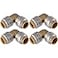 SharkBite Max 12 Inch 90 Degree Elbow Pack of 4 Push to Connect Brass Plumbing Fitting PEX Pipe Copper CPVC PERT HDPE UR248A4