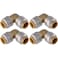 SharkBite Max 12 Inch 90 Degree Elbow Pack of 4 Push to Connect Brass Plumbing Fitting PEX Pipe Copper CPVC PERT HDPE UR248A4