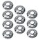 PROCURU 12Inch CTS 58 OD E1711 Escutcheon Wall Pipe Cover ChromePlated Steel with SureGrip New Work Installation for 12 Copper Pipe and 12 PEX Tubing 10Pack
