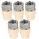 Midline Valve TTDQG012OM5 Female x CPVC Adapter Transition Pipe Fitting Durable Over Molded OnePiece Design 12 in Stainless Steel 5 Pack