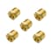 Legines NPT Bushing 12 Male x 14 Female Reducing Adapter Hex Head Pipe Fitting 1200psi Pack of 5