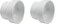 Canplas 193022 PVC DWV Reducing Coupling 2 x 112Inch White Pack of 2