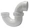 Canplas 193212E PVC DWV PTrap with Union 2Inch White
