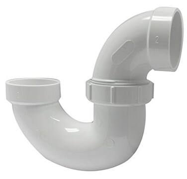 Canplas 193212E PVC DWV PTrap with Union 2Inch White