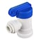 John Guest 14 Inch x 14 Inch Female Elbow ShutOff Valve NPTF Thread Push to Connect Plastic Plumbing Fitting PPSV500822WP