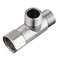 Stanweemix Bass 38 Compression Tee Valve Adapter 3 Way 38 InletOutlet Angle Stop Valve AddATee Connector 2 PCS