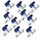 Liimevvon Lemoy Equal Straight OD Tube Ball Valve Quick Connect Fitting 38Inch by 38Inch OD Valve Start RO Water System pack 10