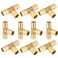 GUOFIS 34Inch PEXA Expansion FittingsF1960 Brass TeePEX Expansion Fittings Tee For Pex A Tubing10 PACKPEX1960043