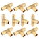 GUOFIS 34Inch PEXA Expansion FittingsF1960 Brass TeePEX Expansion Fittings Tee For Pex A Tubing10 PACKPEX1960043