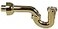 Westbrass D401PF01 Decorative Styrene PTrap Polished Brass