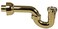 Westbrass D401PF01 Decorative Styrene PTrap Polished Brass