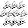 Minimprover 10 Pack Premium Chrome Brass 38 Comp FIP x 38 Inch Compression MIP Quarter Turn Water Straight Angle Stop Add on Valve