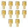 SUNGATOR Pex Fittings 12 Inch 10Pack 12 Pex Male Adapter 12 NPT to 12 PEX No Lead Brass 12 Inch Pex Fittings For Pex Pipe NSF UPC