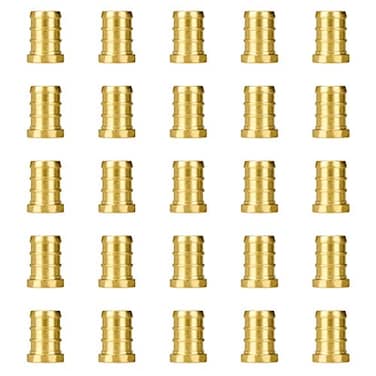 SUNGATOR 25Pack 12 Pex Plug End Cap No Lead Brass Pex Fittings 12 Inch NSF UPC