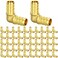 RUBY.Q 50 Pack 12 PEX Fittings Brass Elbow Fittings for PEX Tubing Pipe