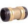 SharkBite 112 x 112 Inch Coupling PushtoConnect Brass Plumbing Fitting UXL0141