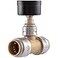 SharkBite Max 34 x 34 in Pressure Gauge Tee PushtoConnect Brass Plumbing Fitting UR24438