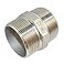 DAN SPEED Hex Nipple 2 Male x 2 Male 304 Stainless Steel threaded Pipe Fitting NPT 2 inch